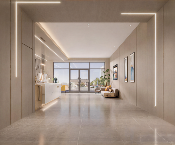 Modern Office Reception Desk-ID:811542994