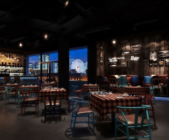 Industrial Style Bar-ID:309093008