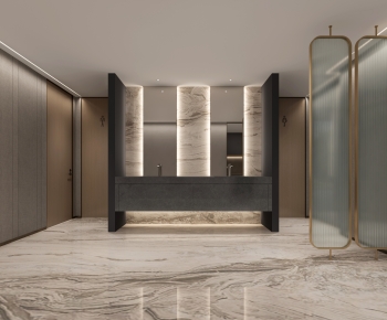 Modern Public Toilet-ID:434743888