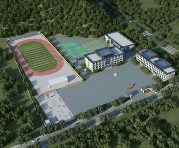 Modern Architectural Bird's-eye View Planning-ID:647671948