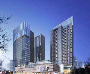 Modern Appearance Of Commercial Building-ID:658858062