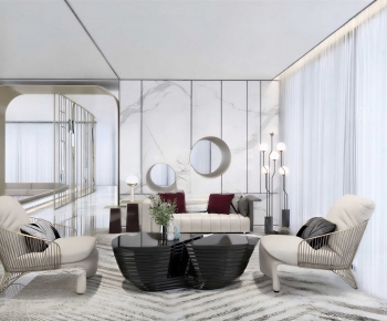 Modern A Living Room-ID:669395928