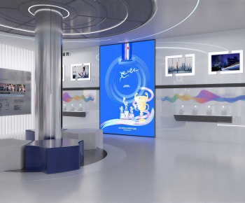 Modern Exhibition Hall-ID:416745903