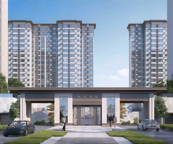 Modern Residential Building-ID:423975947