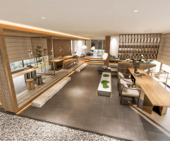 New Chinese Style Teahouse Tea House-ID:490251066