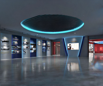 Modern Exhibition Hall-ID:527554042