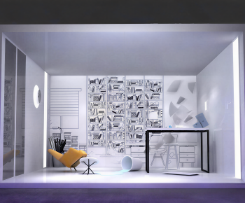 Modern Exhibition Hall-ID:775635968