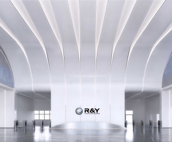 Modern Exhibition Hall-ID:176616914