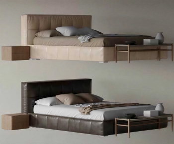 Modern Double Bed-ID:121074916