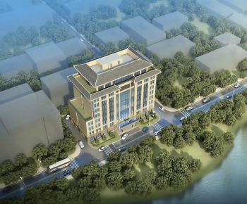 Modern Architectural Bird's-eye View Planning-ID:204049118