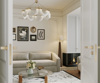 French Style A Living Room-ID:579508076