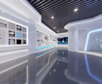 Modern Exhibition Hall-ID:827466962