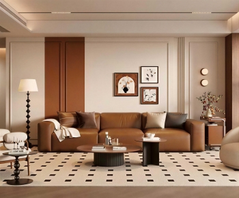 Modern A Living Room-ID:673909296