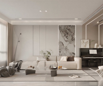 Modern A Living Room-ID:792073013