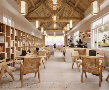 Modern Bookstore Book Bar-ID:500492101