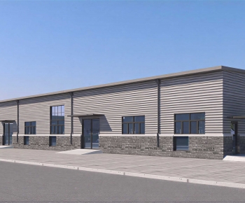 Modern Industrial Building-ID:462773082