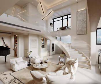 Modern A Living Room-ID:515229779