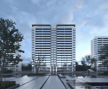 Modern Residential Building-ID:931162128