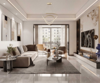 Modern A Living Room-ID:409142979