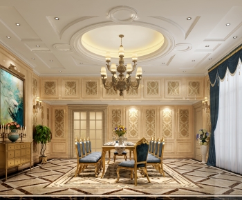 European Style Dining Room-ID:762618069