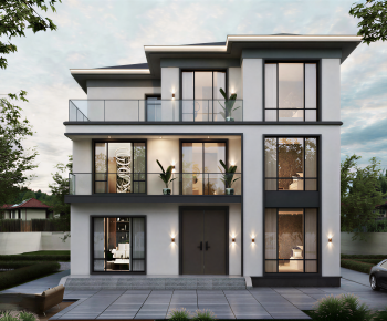 Modern Detached Villa-ID:968558076