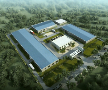 Modern Architectural Bird's-eye View Planning-ID:580921236