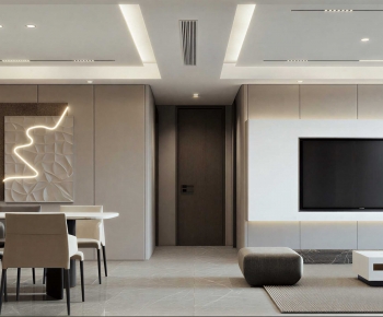 Modern A Living Room-ID:318655016