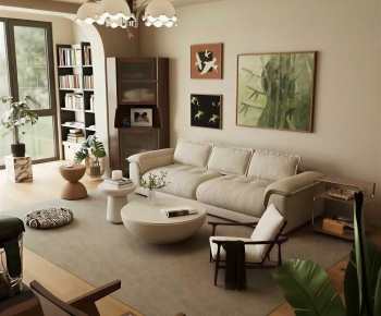 Modern A Living Room-ID:425529595