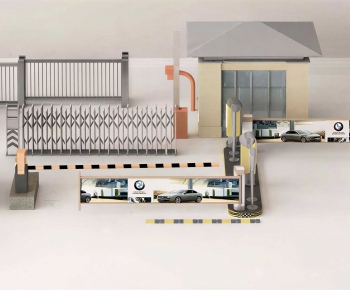 Modern Security Booth-ID:629232883