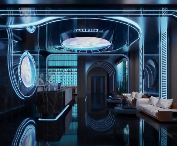 Modern Exhibition Hall-ID:957963945