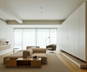 Modern A Living Room-ID:381320958