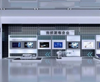 Modern Exhibition Hall-ID:551861051