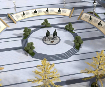 New Chinese Style Park Landscape-ID:789922955