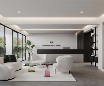 Modern Office Reception Desk-ID:792939711
