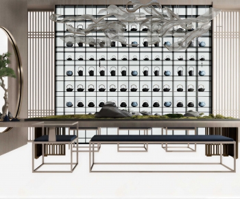 New Chinese Style Tea House-ID:120909939