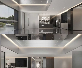 Modern Office Reception Desk-ID:814901115