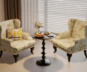 French Style Leisure Table And Chair-ID:532006039