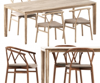 Modern Dining Table And Chairs-ID:378943927