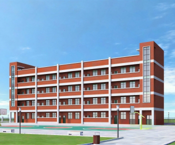 Modern School Building-ID:149059388