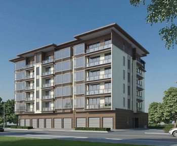 Modern Residential Building-ID:417499075