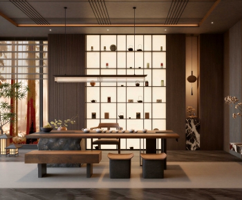 New Chinese Style Tea House-ID:720938925