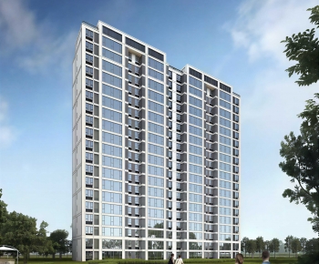 Modern Residential Building-ID:246938943