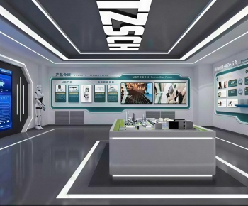 Modern Exhibition Hall-ID:272762065
