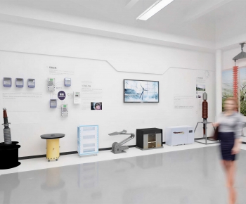 Modern Exhibition Hall-ID:345272063