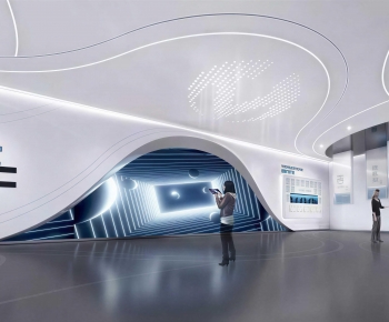 Modern Exhibition Hall-ID:421137093