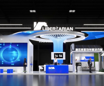 Modern Exhibition Hall-ID:560658939