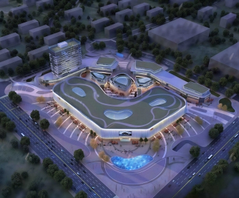 Modern Architectural Bird's-eye View Planning-ID:581585882