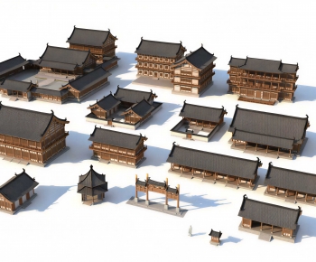 New Chinese Style Appearance Of Commercial Building-ID:429480084