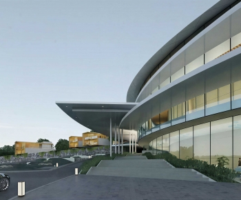 Modern Appearance Of Commercial Building-ID:237797023