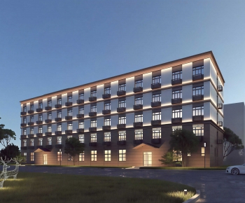 Modern Appearance Of Commercial Building-ID:772805937